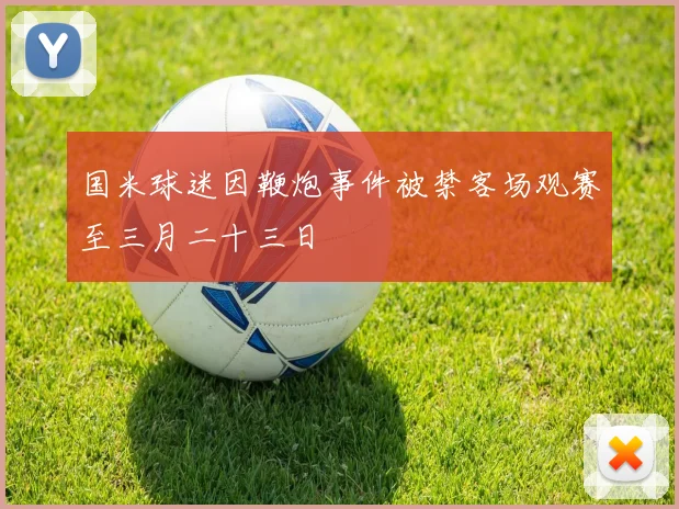 国米球迷因鞭炮事件被禁客场观赛至三月二十三日