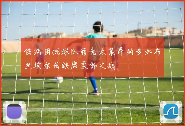 伤病困扰球队蒋光太莱昂纳多加布里埃尔或缺席柔佛之战